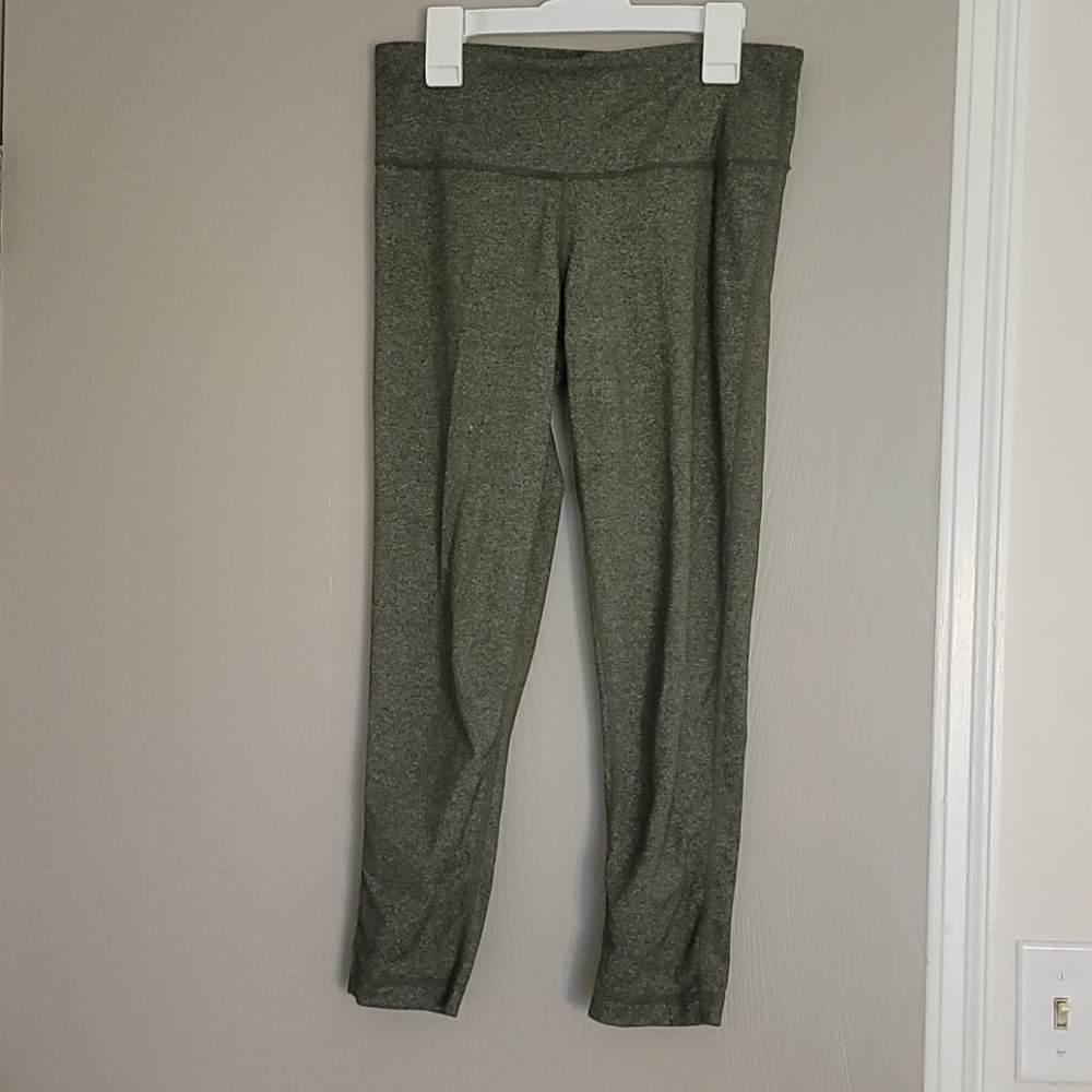 3/4 Heather Green 90 Degree by Reflex Leggings